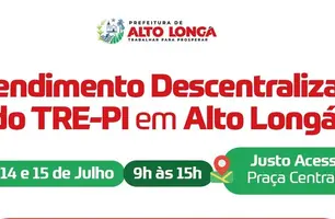 Atendimento decentalizado do TRE em Alto Longá (Foto: Reprodução-redes sociais)