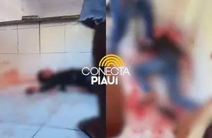 Bandido é baleado e esfaqueado por feirantes após tentativa de assalto em Parnaíba (Foto: Reprodução)