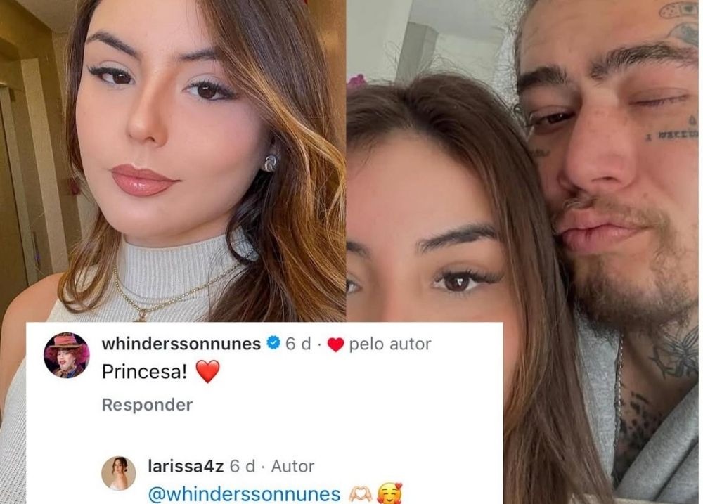 Comentário de Whindersson Nunes em post de jovem levanta rumores de affair