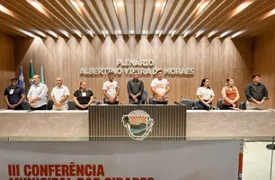 Demerval Lobão debate desenvolvimento urbano em conferência municipal (Foto: Reprodução)