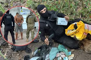 DENARC apreende grande quantidade de drogas e armas durante operação em Teresina (Foto: Reprodução/Denarc)