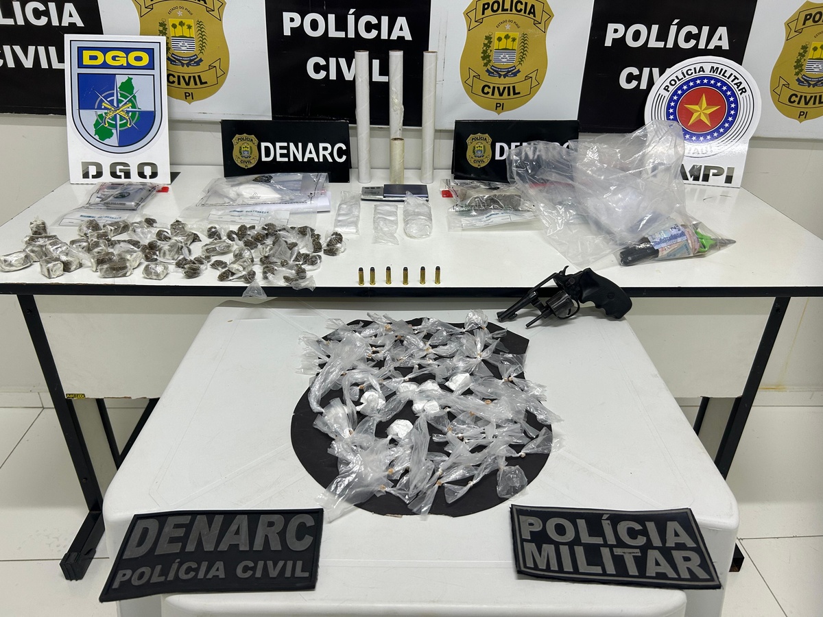 DENARC: 'Baiano' e 'Cachorro Louco' são presos por tráfico de drogas em Teresina