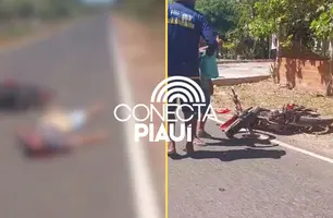 Dois homens morrem em acidente com motos na zona rural de Teresina (Foto: Reprodução)