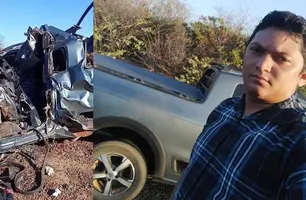 Empresário Léo Motos morre em grave acidente no Sul do Piauí (Foto: Reprodução/Cidades na Net)