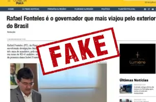 Fake news: Conecta Piauí desmente vídeo com informações falsas sobre o governador Rafael (Foto: Reprodução)