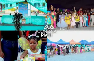 Feira Literária Infantil mobiliza comunidade em Curimatá (Foto: Reprodução)
