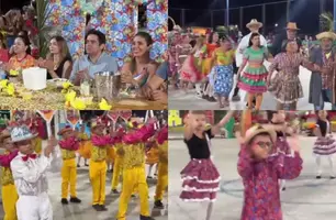 Festa Junina anima Cajueiro da Praia (Foto: Reprodução/Redes sociais)