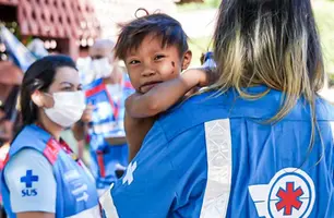 FN-SUS atuou para diminuir a crise humanitária do povo yanomami (Foto: Igor Evangelista / Ministério da Saúde)
