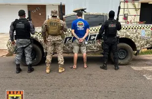 Foragido por tráfico de drogas é preso após operação policial em Picos (Foto: Reprodução)