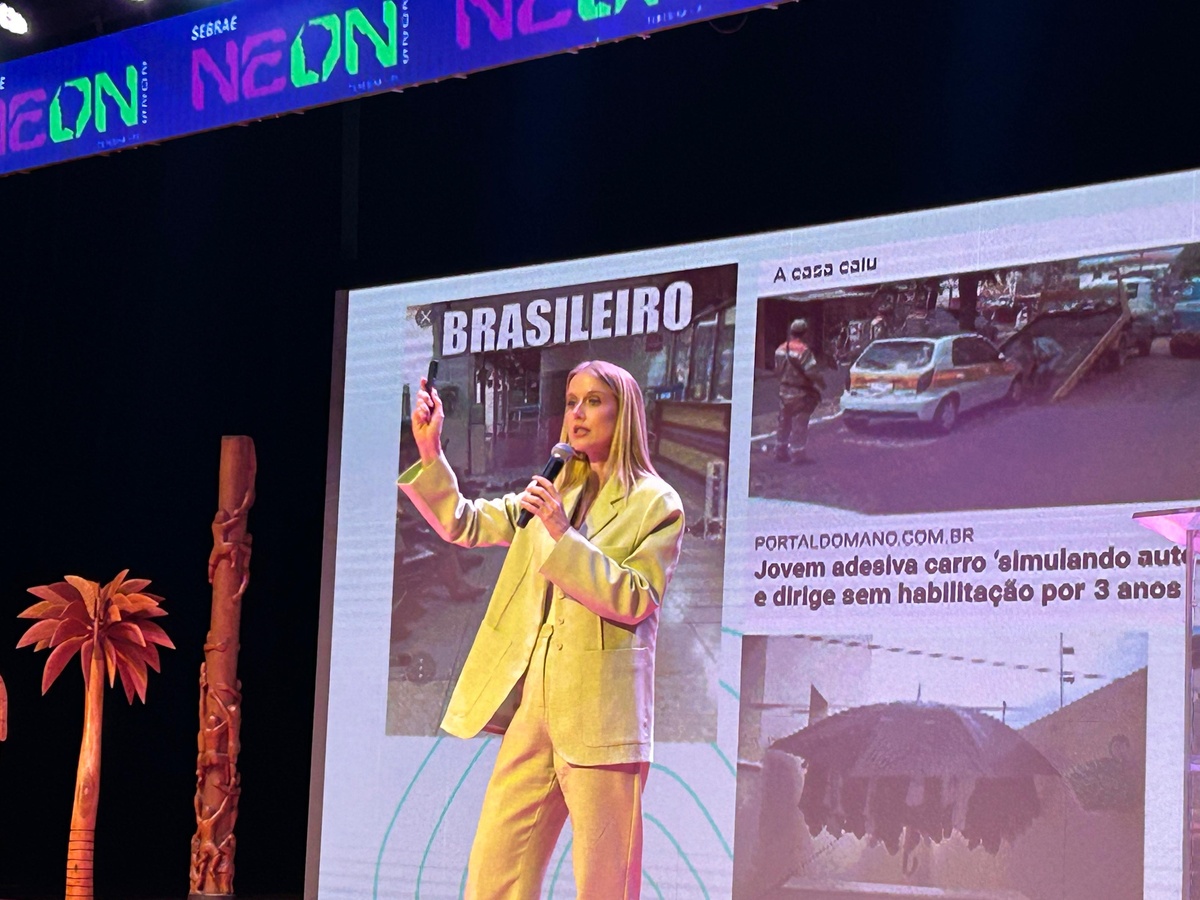 Gabriela Prioli fala sobre inovação e incertezas em palestra no NEON 2025