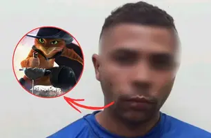 'Gato de Botas' tenta entrar com droga escondida no calçado em prisão de Teresina (Foto: Reprodução)