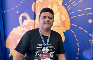 Gerente do Sebrae Maranhão participa do Conecta Podcast ao vivo no NEON 2025 (Foto: Conecta Piauí)