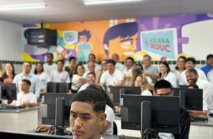 Governador inaugura escola, Espaço da Cidadania e asfalto em Altos (Foto: Conecta Piauí)