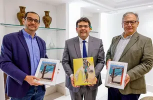 Governador Rafael Fonteles com os representantes do Grupo Cobra (Foto: Reprodução)