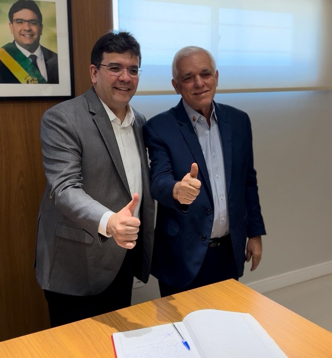 Governador Rafael Fonteles e Themístocles Filho