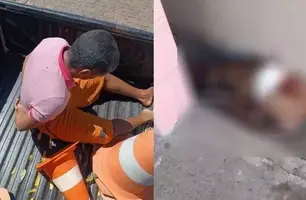 Homem é preso após esfaquear cachorro em via pública em Campo Maior (Foto: Reprodução)