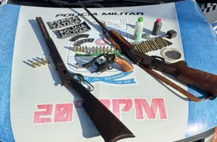 Homem é preso após tentar matar companheira a tiros no Piauí (Foto: Reprodução)