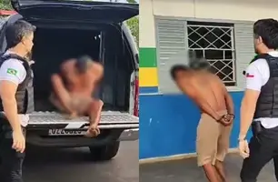 Homem é preso após usar drogas, agredir companheira grávida e provocar aborto (Foto: Reprodução)