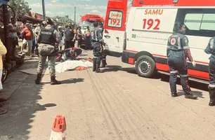 Idoso morre em grave acidente entre motocicletas em Campo Maior (Foto: Reprodução)