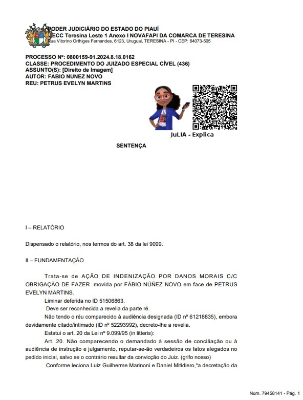 Imagem: Reprodução / TJ-PI.