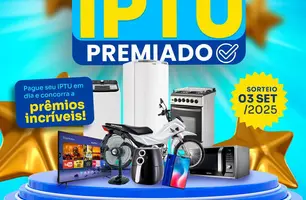 IPTU Premiado 2025: contribuintes de Amarante vão concorrer a prêmios ao pagar o imposto em dia (Foto: Reprodução/Ascom)