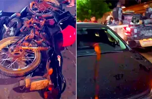 Jovem causa acidente entre três veículos após manobras perigosas em Campo Maior (Foto: Reprodução)