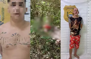 'Lourinho' e 'LC' são presos suspeitos de matar jovem estrangulado em Luís Correia (Foto: Divulgação/PMPI)