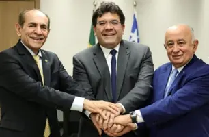 Marcelo Castro, Rafael Fonteles e Júlio Cesar (Foto: Reprodução)