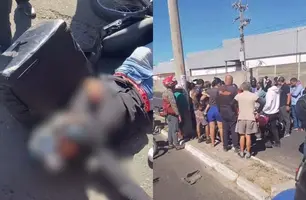 Motociclista morre após colidir contra poste na zona Norte de Teresina (Foto: Reprodução)