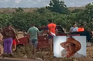 Motorista morre em grave colisão entre pick-up e caminhonete na PI-378, em Pio IX (Foto: Reprodução)