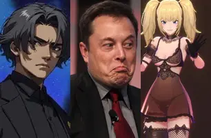 Musk lança “Companions”, IA sedutora do Grok, após polêmicas envolvendo ferramenta (Foto: Reprodução/X)