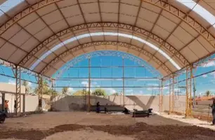 Nova quadra poliesportiva de Campo Maior (Foto: Reprodução/Redes sociais)