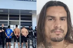 Pai e filhos são presos por envolvimento na morte de tatuador em Esperantina (Foto: Divulgação/Polícia Civil/Ascom)