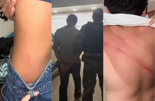 Pai é preso em flagrante após espancar os próprios filhos em Simplício Mendes (Foto: Divulgação/Polícia Civil)