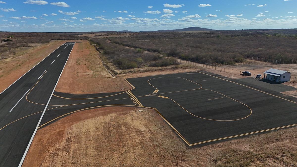 Paulistana ganha novo aeródromo e amplia conexão aérea no interior do Piauí