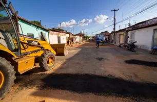Pavimentação asfaltica (Foto: Reprodução/Águas de Teresina)