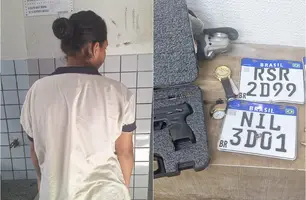 Polícia apreende material de desmanche e prende mulher em Teresina (Foto: Reprodução)