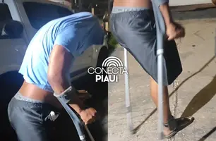 Polícia prende 'Neguinho', suspeito de seis homicídios em Teresina (Foto: Repórter 12/Conecta Piauí)