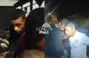 Policial à paisana frustra tentativa de assalto e dupla vai presa em Teresina (Foto: Repórter 12/Conecta Piauí)