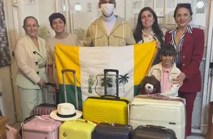 Prefeito de Angical retorna ao Piauí após meses em tratamento contra Leucemia em SP (Foto: Reprodução/Bruno Neto)