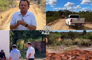 Prefeito de Parnarama visite e entrega obras em vários pontos do município (Foto: Reprodução)