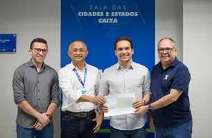 Prefeito Dr. Gilberto Júnior assina contrato de R$ 14 milhões para obras em Uruçuí (Foto: Reprodução)