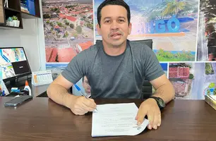Prefeito Magnum Cardoso assina 'Pacotão de Obras' para Caxingó e comunidades (Foto: Reprodução)