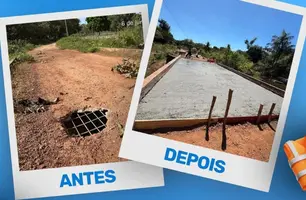 Prefeitura de Cocal recupera ponte da Comunidade Extremas, garantindo segurança (Foto: Reprodução)