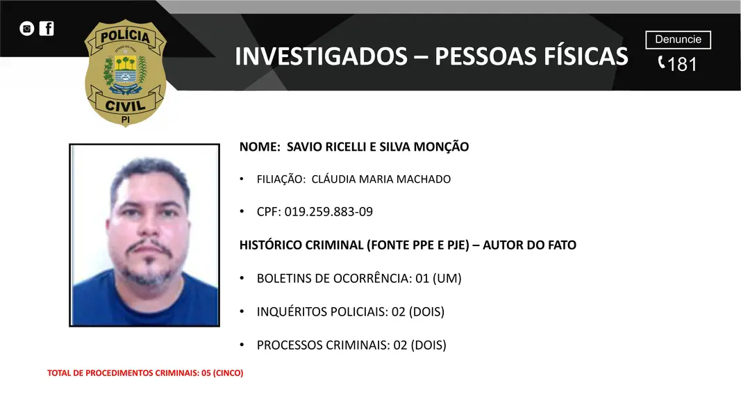 Presos na operação DENARC 59: Capital Oculto e envolvidos em esquema criminoso