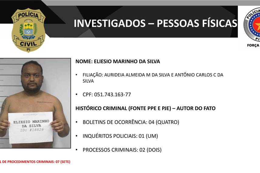 Presos na operação DENARC 59: Capital Oculto e envolvidos em esquema criminoso Presos na operação DENARC 59: Capital Oculto e envolvidos em esquema criminoso