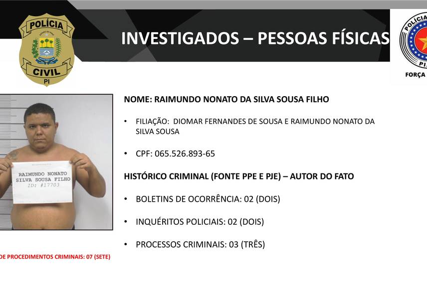 Presos na operação DENARC 59: Capital Oculto e envolvidos em esquema criminoso Presos na operação DENARC 59: Capital Oculto e envolvidos em esquema criminoso