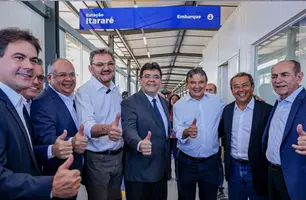 Rafael Fonteles entrega Estação Itararé e inicia nova fase do Metrô de Teresina (Foto: Reprodução/ ASCOM)