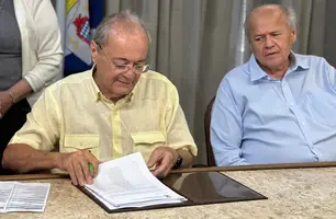 Silvio Mendes e Charles Silveira. (Foto: Foto: Júnior Santos.)