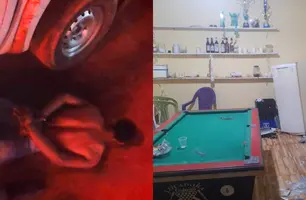 Suspeito de cortar cabelo de ex com faca e destruir bar é preso no Norte do Piauí (Foto: Reprodução/Revista AZ)